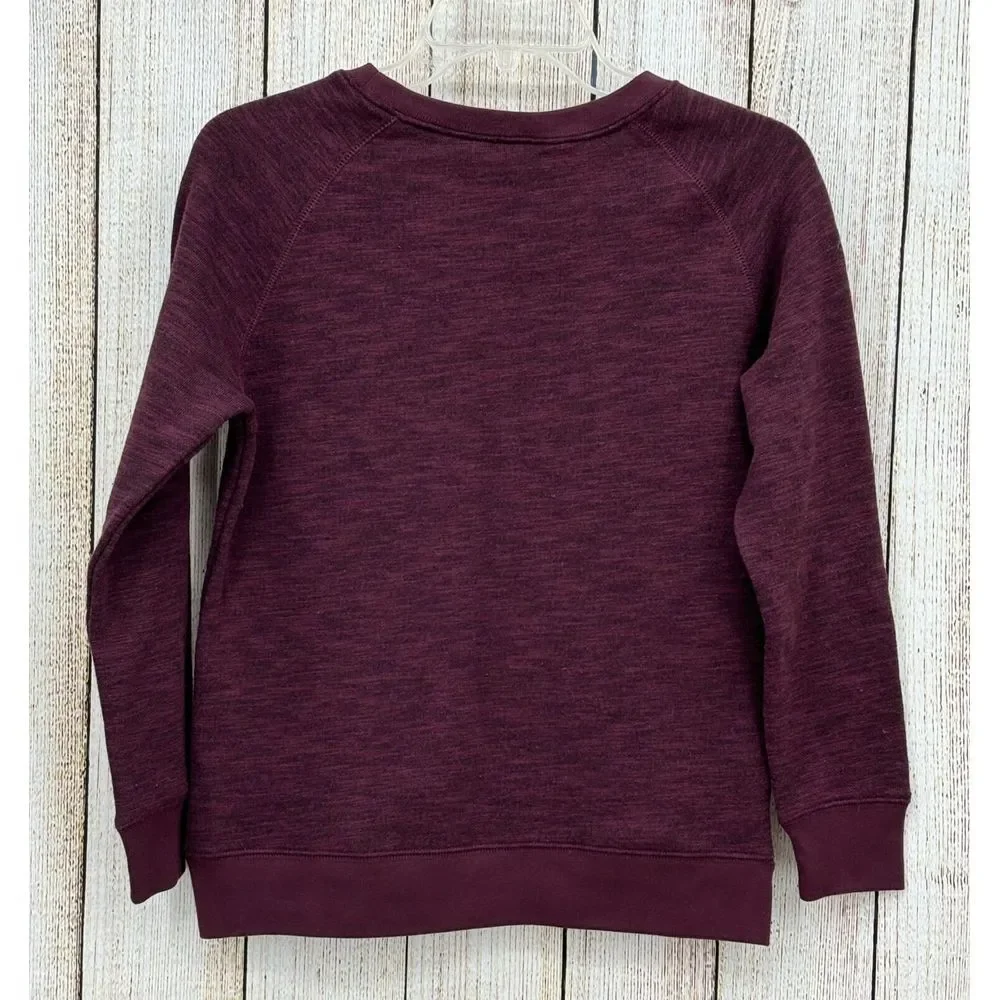 Harry Potter Alohamora‎ Sweatshirt Womens Medium Burgundy Long Sleeve Crew Neck
